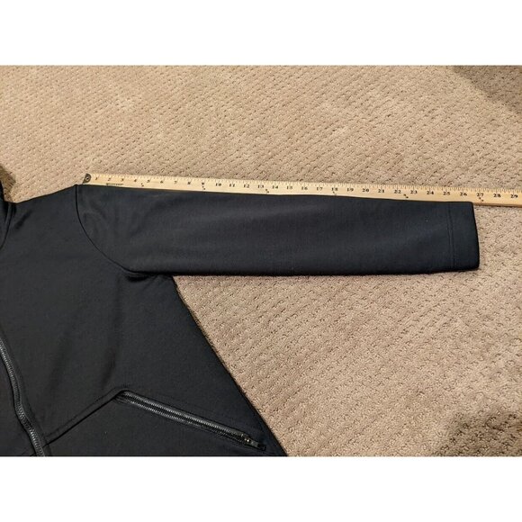 Lululemon Men's Medium Welter Weight Hoodie Black Full Zip Embroidered - Picture 9 of 9